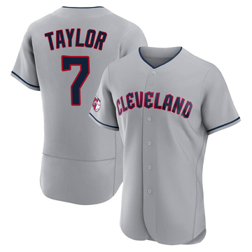 Jake Taylor Men's Authentic Cleveland Guardians Gray Road Jersey