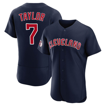 Jake Taylor Men's Authentic Cleveland Guardians Navy Alternate Jersey