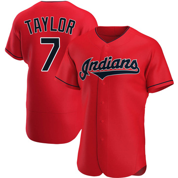 Jake Taylor Men's Authentic Cleveland Guardians Red Alternate Jersey