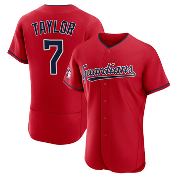 Jake Taylor Men's Authentic Cleveland Guardians Red Alternate Jersey