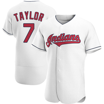 Jake Taylor Men's Authentic Cleveland Guardians White Home Jersey