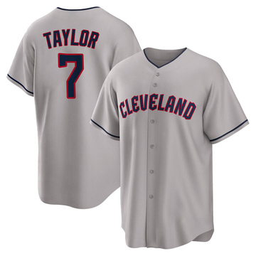 Jake Taylor Men's Replica Cleveland Guardians Gray Road Jersey