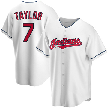 Jake Taylor Men's Replica Cleveland Guardians White Home Jersey