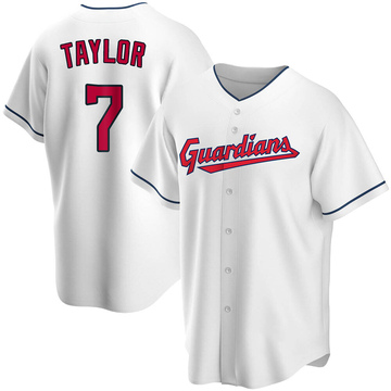 Jake Taylor Men's Replica Cleveland Guardians White Home Jersey