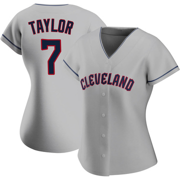 Jake Taylor Women's Authentic Cleveland Guardians Gray Road Jersey