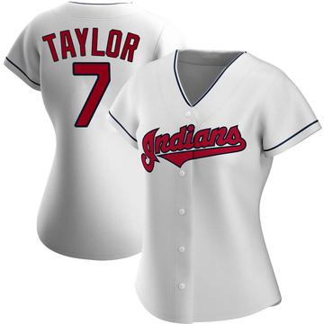 Jake Taylor Women's Authentic Cleveland Guardians White Home Jersey