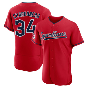 Joe Charboneau Men's Cleveland Guardians Road Cooperstown