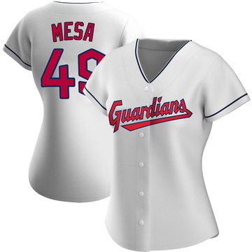 Jose Mesa Youth Cleveland Guardians Home Jersey - White Replica