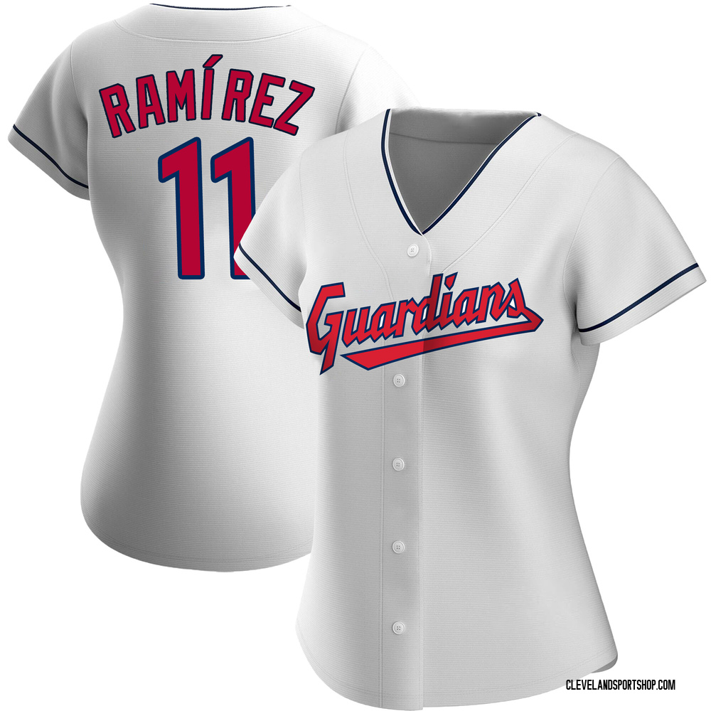 Jose Ramirez Cleveland Guardians White Jersey