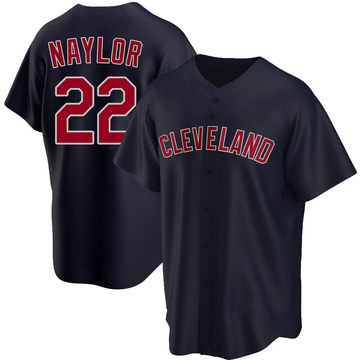 Nike Men's Cleveland Guardians Josh Naylor #22 Red Alternate Cool Base  Jersey