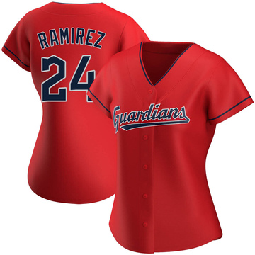 Pedro Cerrano Youth Cleveland Guardians Road Cooperstown Collection Jersey  - Red Replica