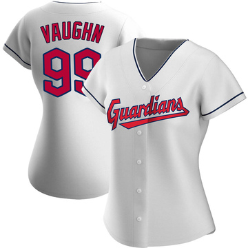 Ricky Vaughn #99 Cleveland Indians Men Replica Jersey White Size