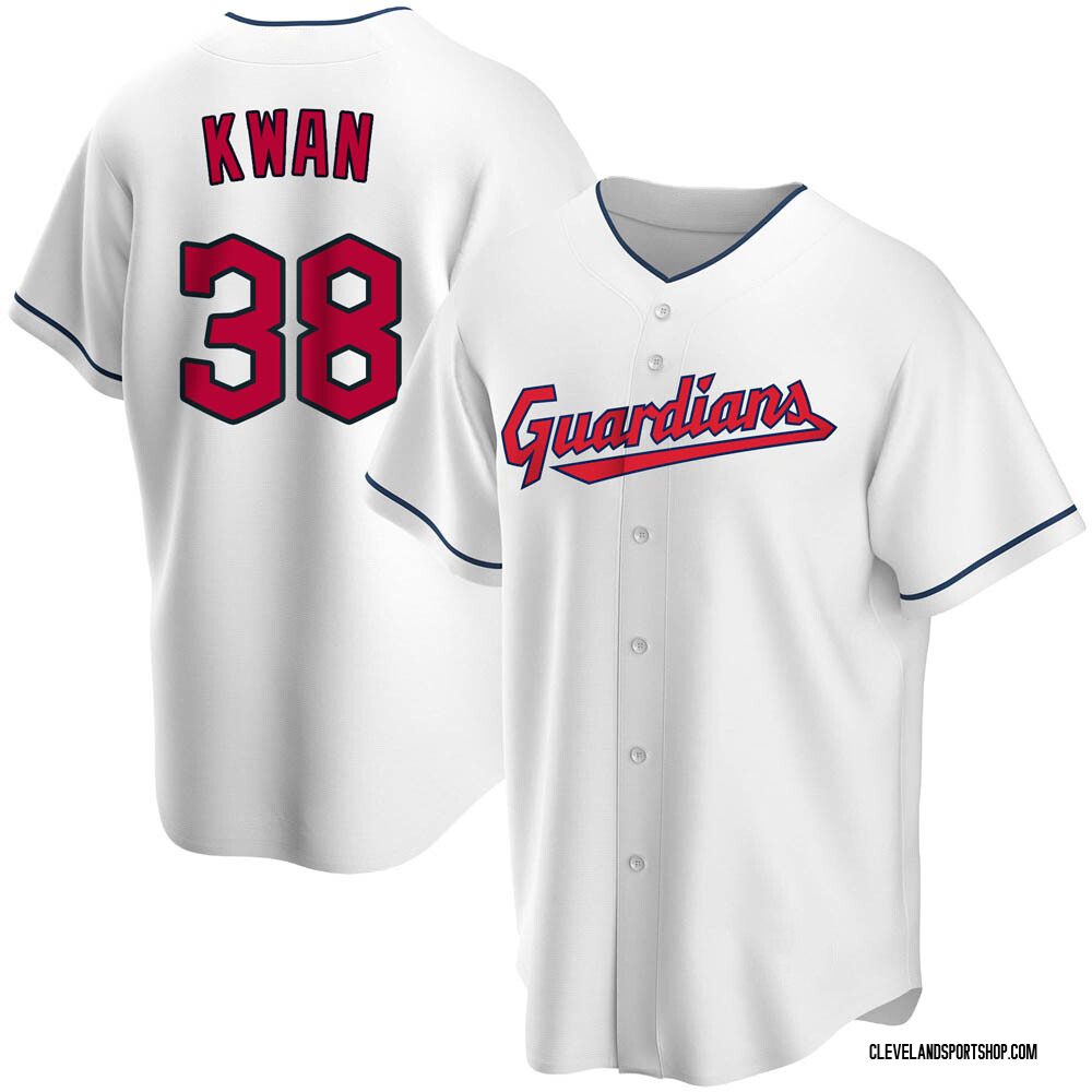 Steven Kwan Men's Cleveland Guardians Home Jersey - White Authentic